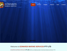 Tablet Screenshot of edwardsmarine.com.au